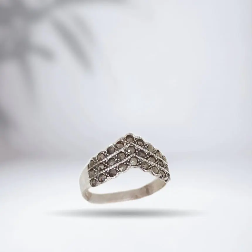 ANEL CHEVRON TRIPLO MARCASSITA