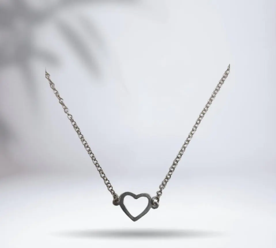 Choker Coração Vazado P