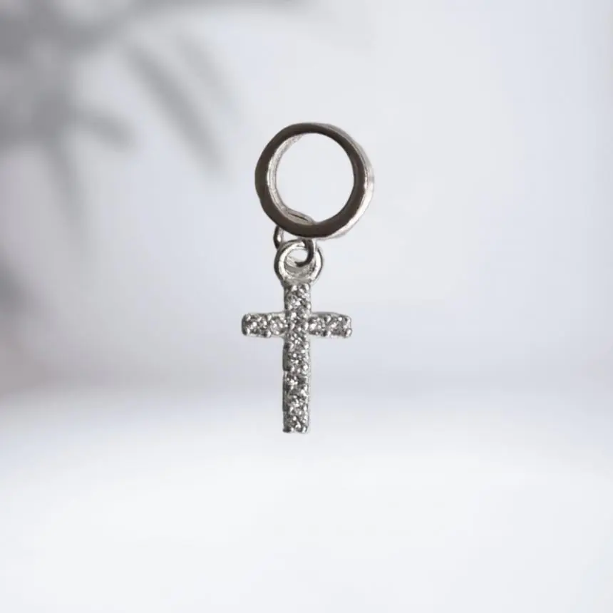 BERLOQUE CRUZ CRAVEJADA ZIRCONIA
