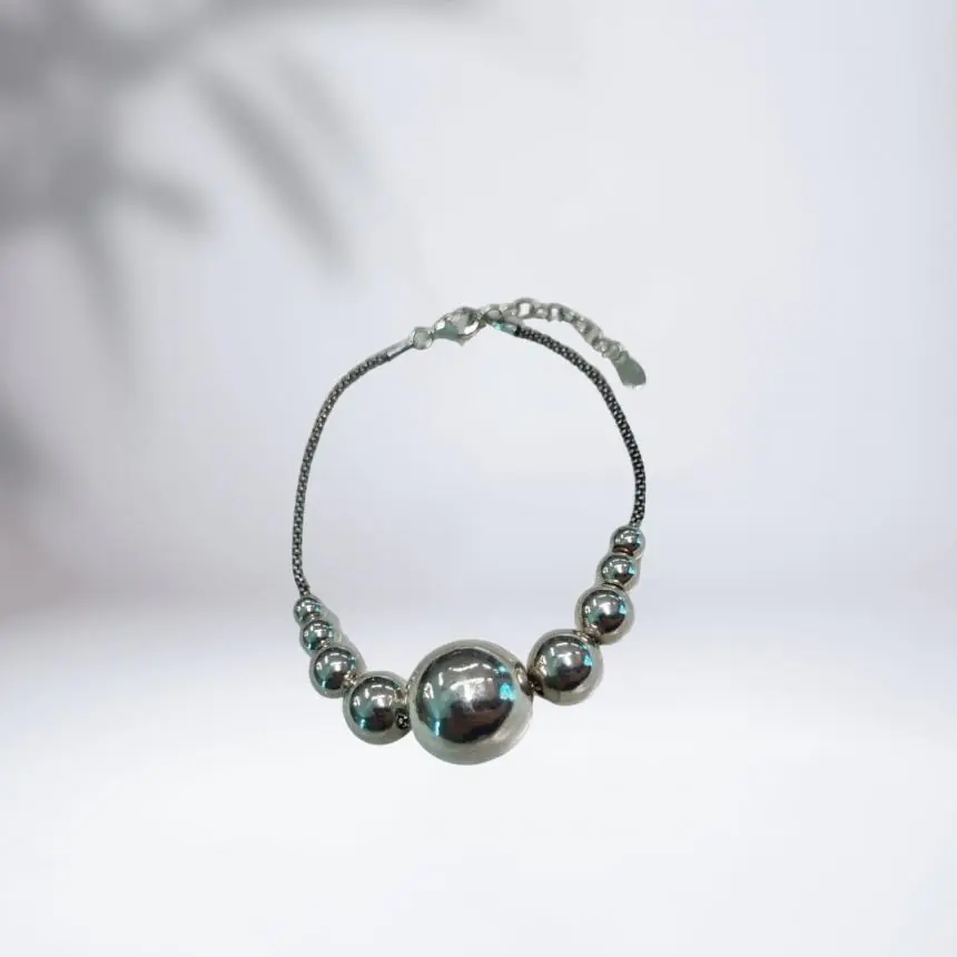 Pulseira Bolas Fio pipoca