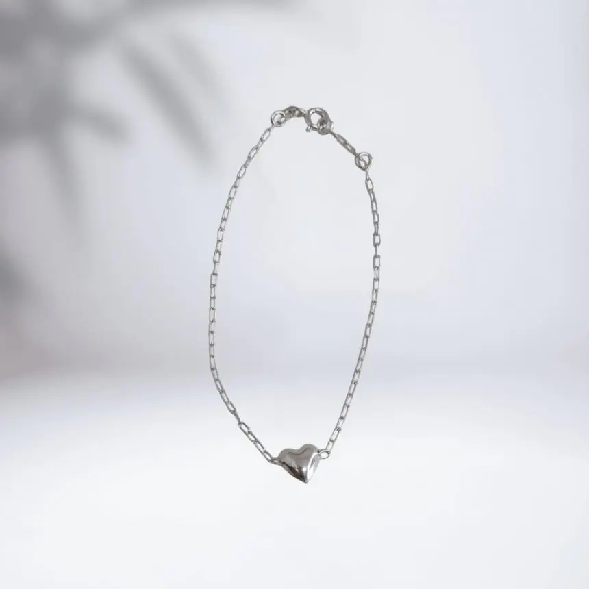 Pulseira coração unico