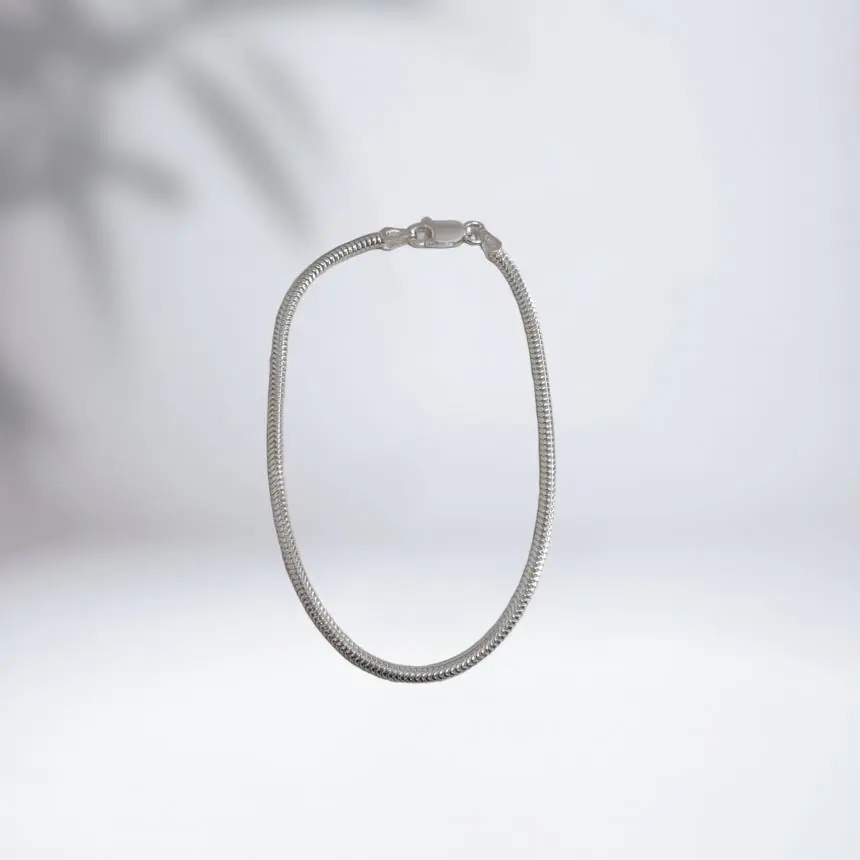 Pulseira rabo de rato grossa