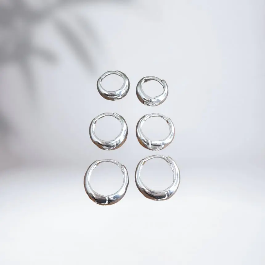 Trio argola click liso