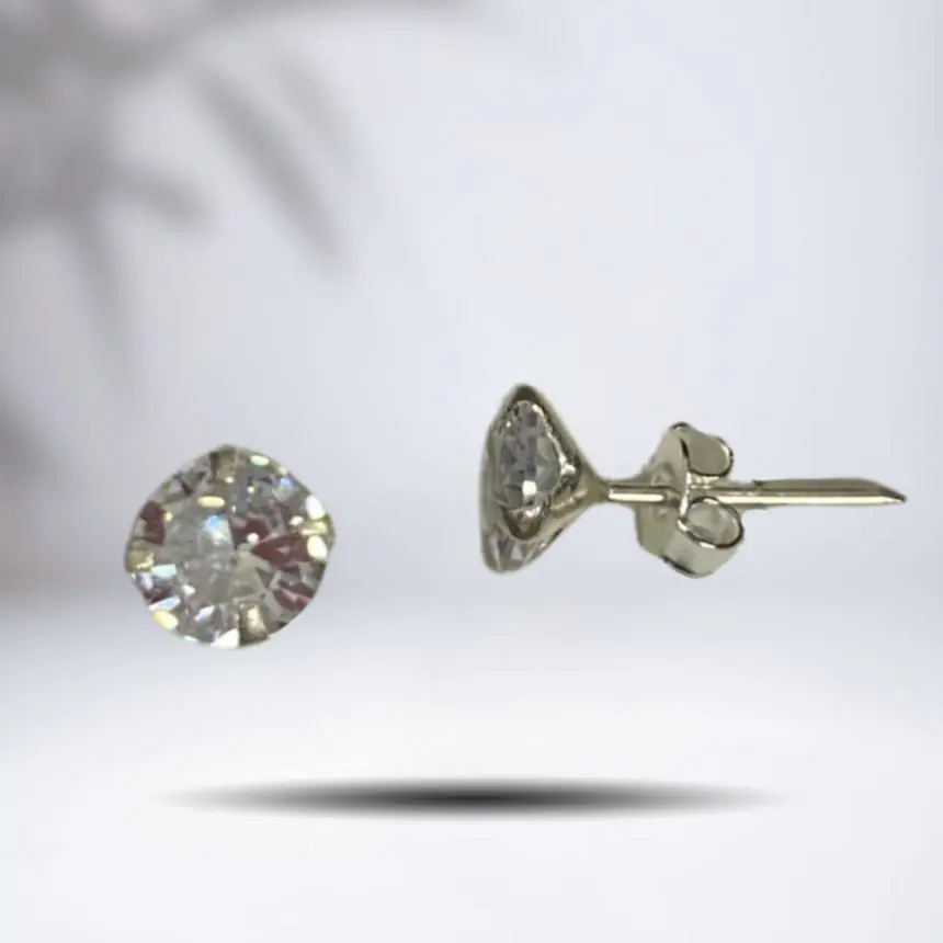 Brinco Zirconia 7mm