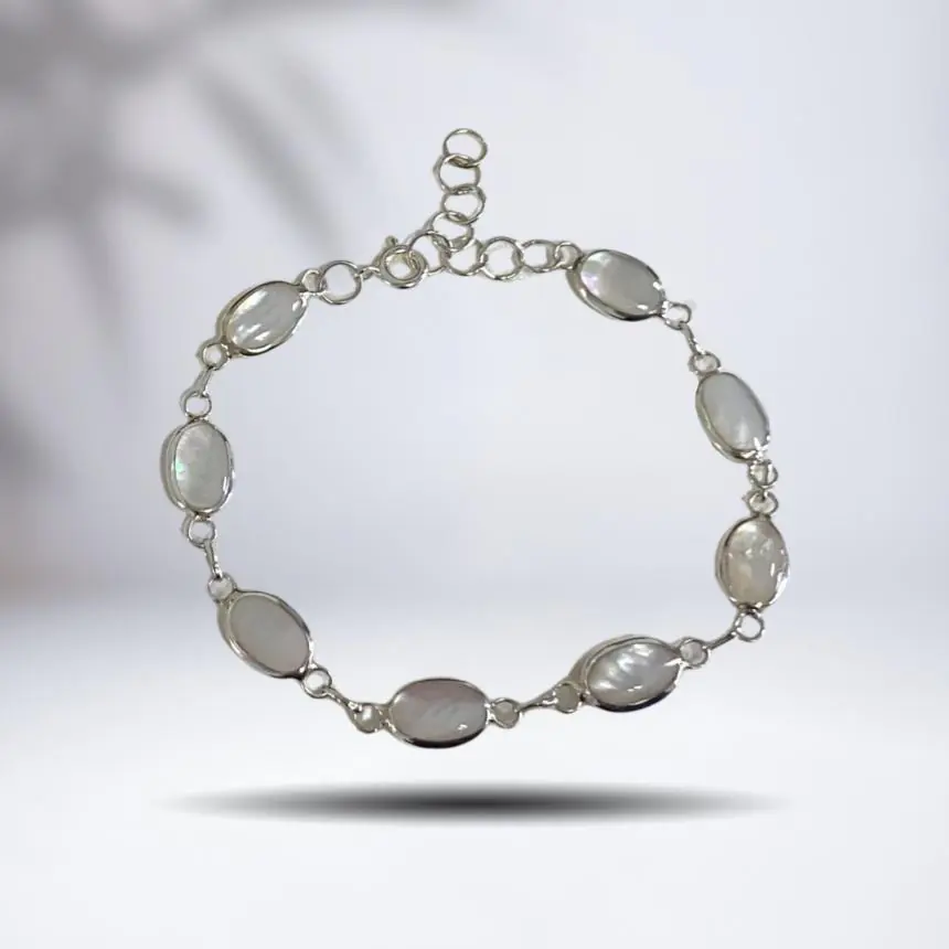 Pulseira dupla face madrepérola