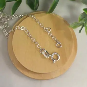 Pulseira elos pingente cauda vazada