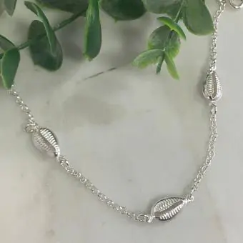 Pulseira elos três conchas