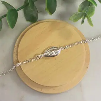 Pulseira elos três conchas