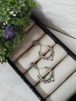 BRINCO BALI MEIA MANDALA VAZADA