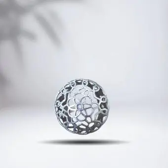 ANEL MANDALA VAZADO PRATA BALI - Código 1294