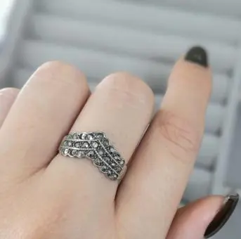 ANEL CHEVRON TRIPLO MARCASSITA