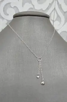COLAR CHOKER GRAVATINHA DUAS CONCHAS