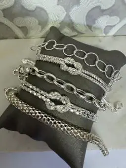 Pulseira Elos Ovalados G Prata 925