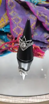 Anel de Lotus com Zirconia