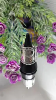 Anel Boho Longo Friso nas Extremidades, Prata 925