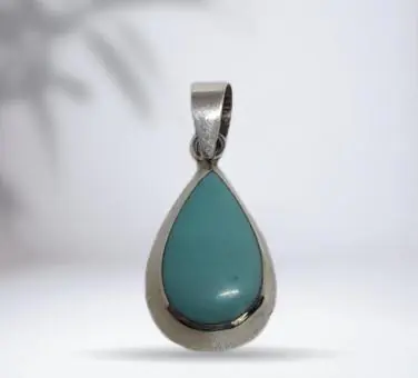 Pingente Turquesa Gota M - Código 1472