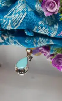 Pingente Turquesa Gota M