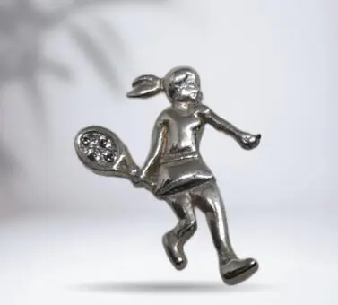 Pingente Jogadora de Tenis