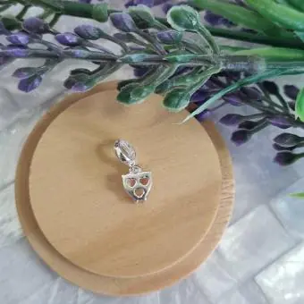BERLOQUE CORAÇÃO ROSA ZIRCONIA