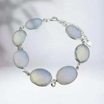 Pulseira Pedra Opalina - Código 1508