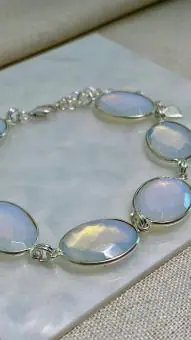 Pulseira Pedra Opalina