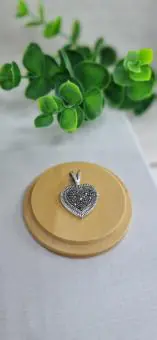 Pingente Coração Marcassita