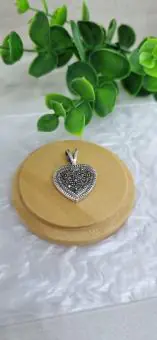 Pingente Coração Marcassita