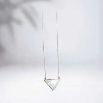 Colar Madrepérola Triangular - Código 1536