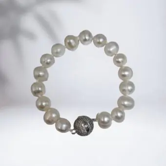 Pulseira Perolas Agua Doce