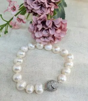 Pulseira Perolas Agua Doce