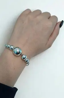Pulseira Bolas Fio pipoca