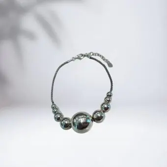 Pulseira Bolas Fio pipoca - Código 1579