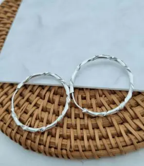 Brinco Argola Torcida 3mm