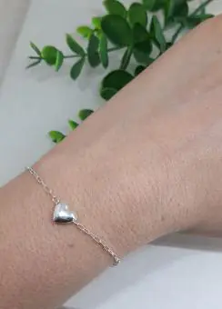 Pulseira coração unico