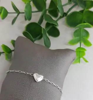 Pulseira coração unico