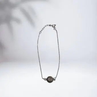 Pulseira pedra natura quartzo rosa - Código 1647