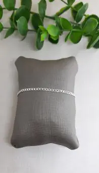 Pulseira prata italiana 3mm
