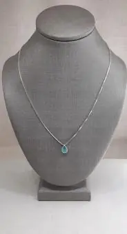 Colar gota turmalina