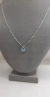 Colar gota turmalina