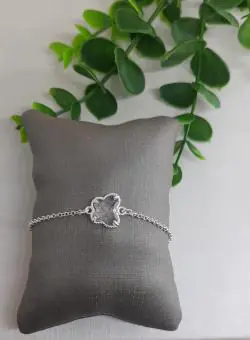 Pulseira borboleta cristal