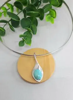 Pingente turquesa designer