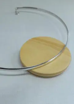 Choker Aro fio quadrado