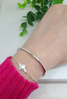 Pulseira aro fino redondo
