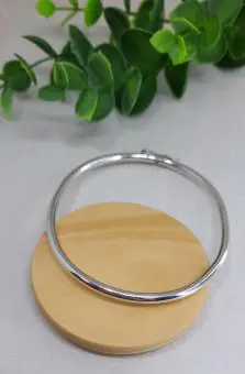 Pulseira aro fino redondo