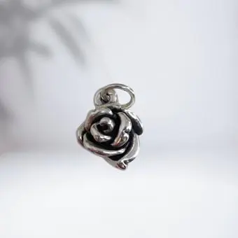 Pingente flor eletroformação P - Código 1798