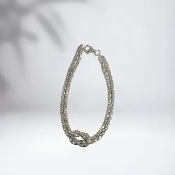 Pulseira malha Nó duplo - Código 1811