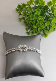 Pulseira malha Nó duplo