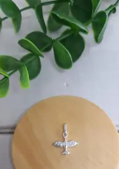 Pingente Espirito Santo  cravejado