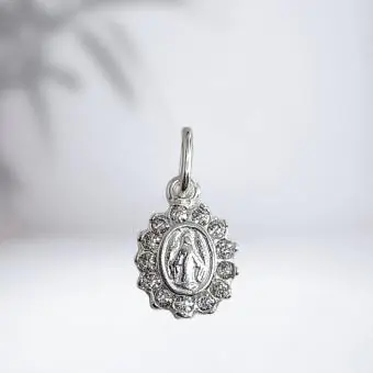 Pingente medalha Nossa Senhora das Graças