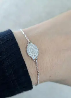 Pulseira Medalha Nossa Senhora das Graças P